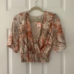 Pink Patterened Blouse